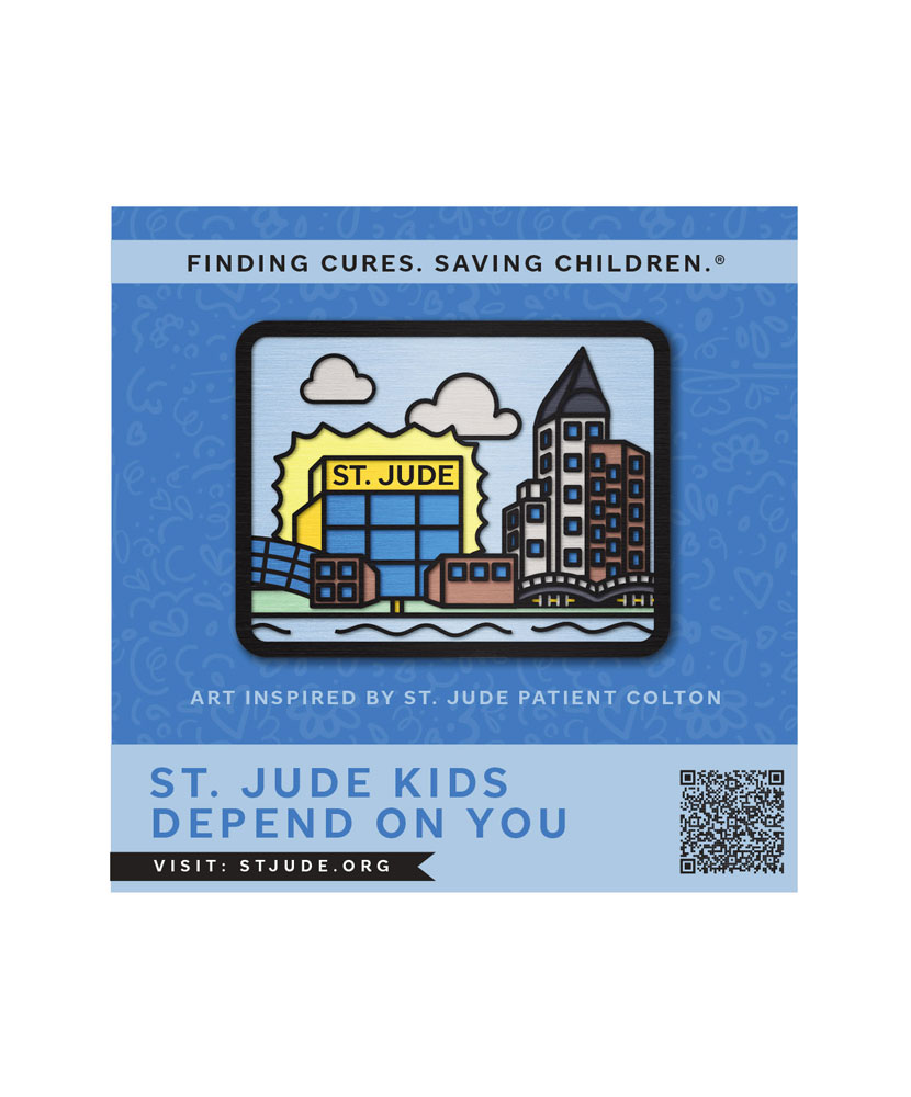 Patient Art St. Jude Campus Enamel Pin - Colton